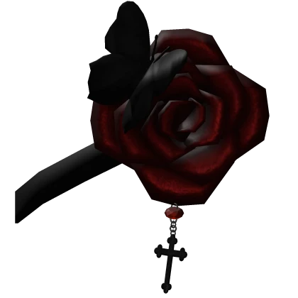 Goth Rose Eye Cover
