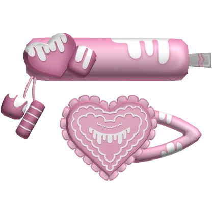 pink choco yummy harajuku igari hair clips