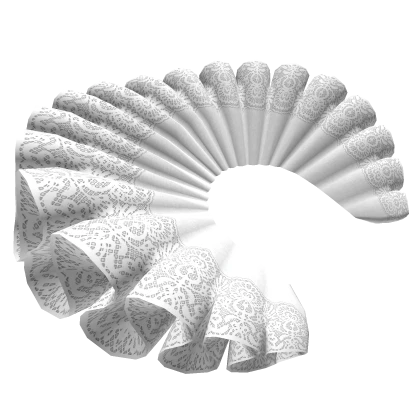 Open Collar Lace Ruff