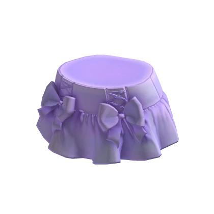 ✨ Preppy Lilac Bow Skirt