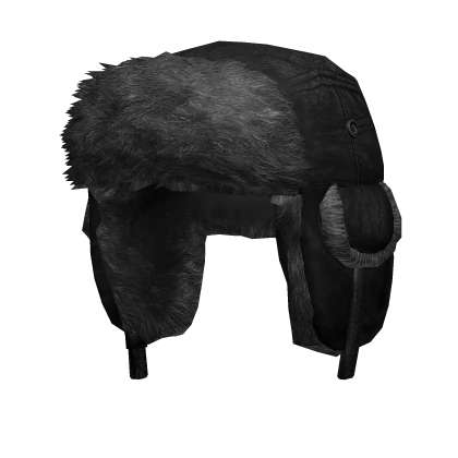 Leathery Ushanka v2 Texture Black
