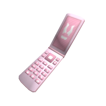 Pink Aesthetic Soft Flip Cellphone