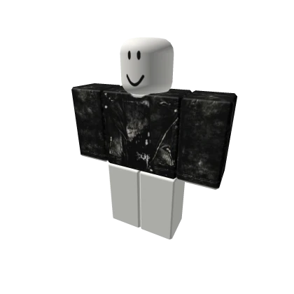 black leathered jacket metallic evade tryhard