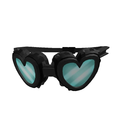 Black Heart Goggles around neck (1.0)