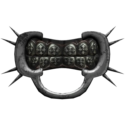 (Hat) Teeth Cheek Retractors w/ Chrome Grills