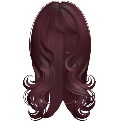 long dreamy wavy flowy hairstyle in red