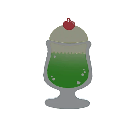  ･ﾟ cutesy green melon soda float clip 🍈 