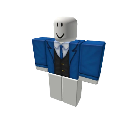 Blue Suit with Blue Tie