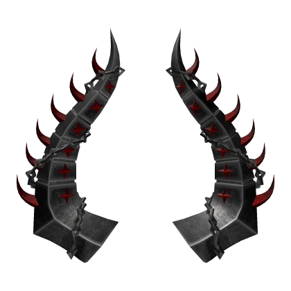 Crimson Chained Spiked Eternal Horns