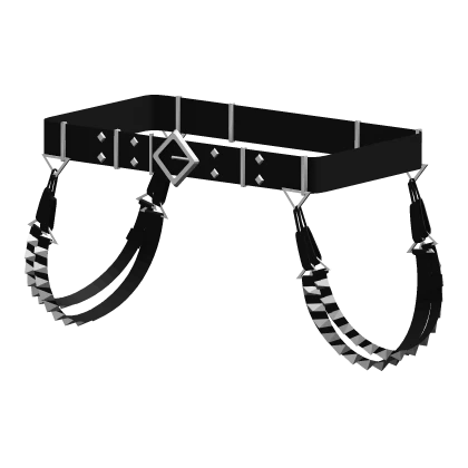 Belt w Spiked Metal Suspenders (1.0)