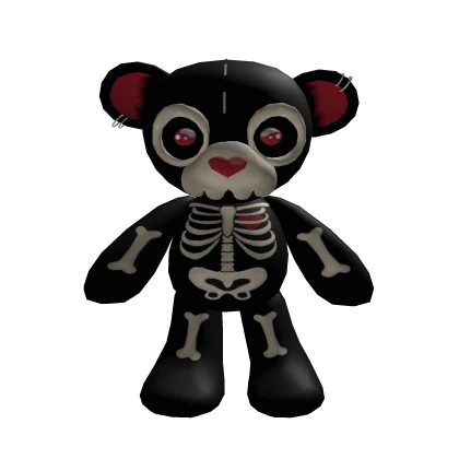 Spooky Bear Skeleton Dark