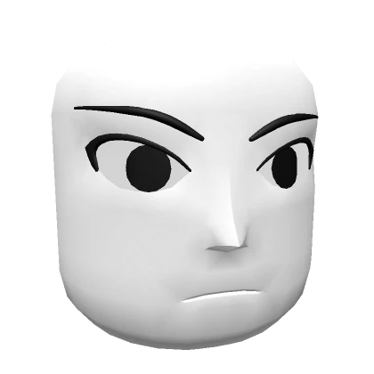 3D Anime Head (White Skin Tone)