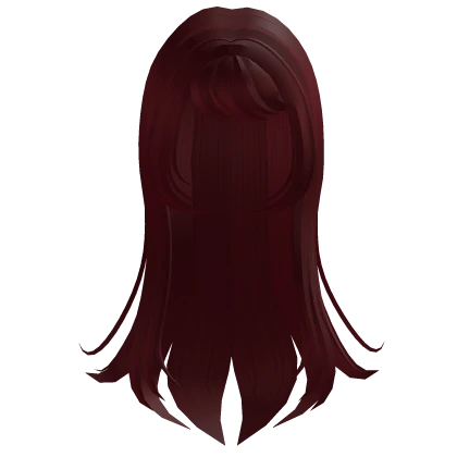 ♡ long wispy fatal frame hair in red