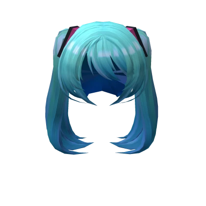 [ORIGINAL] Miku Vocaloid blue pigtails mesmerizer