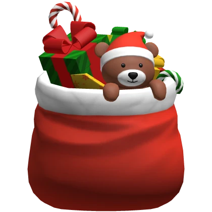 Santa Sack Bag Christmas Cartoony Gift Backpack