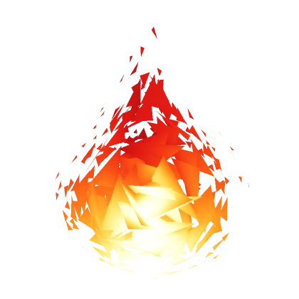 Glowing Fire over your Head (Red)