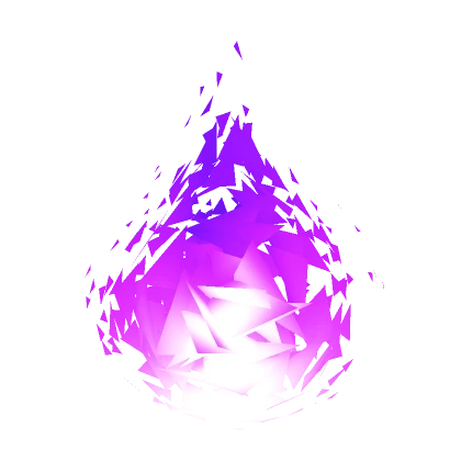 Glowing Fire over your Head (Purple)