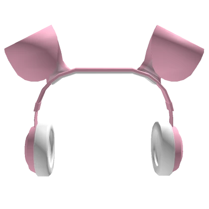 Pink Bunny Y2K Headphones