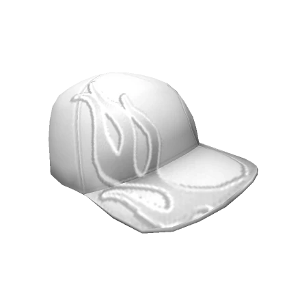 Y2K Flame Cap White