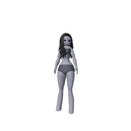 Girl Doll w/ Side Swept Hair