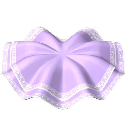 Ruffles Skirt Lavender Short Mini Cutesy Dolly Y2K