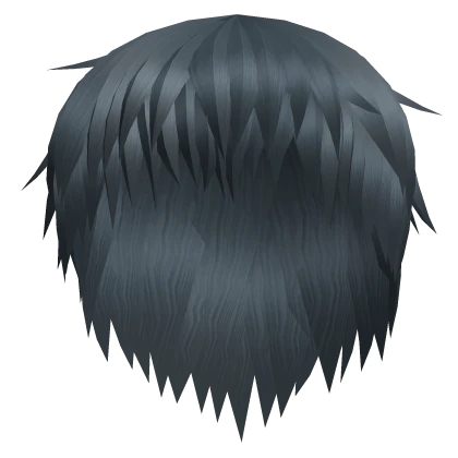  Ash Blue Short Anime Boy Hair