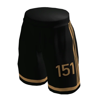 adidas Basket Ball Shorts 151 Yellow on Black