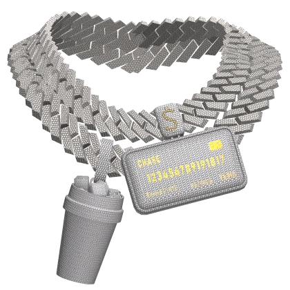 4.0 Iced Out Stacked Double Cup Chain