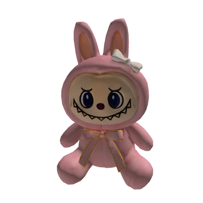 Pink Labubu Toy Shoulder