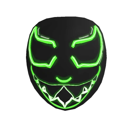 Neon Monster Mask Green