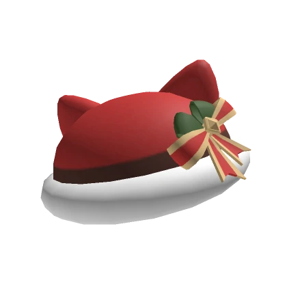 Christmas Cat Ears Hat