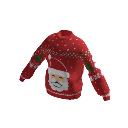 Oversized Christmas Sweater - Santa