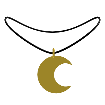 Catnap Yellow Moon Necklace