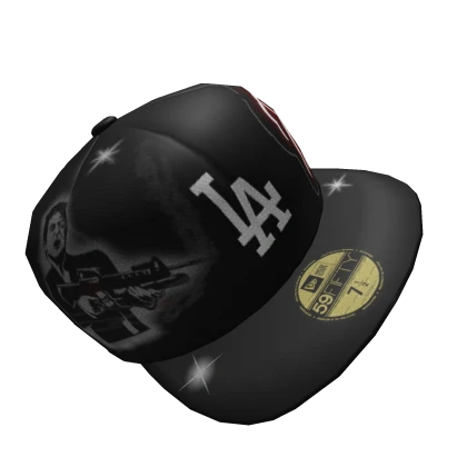 Black scarFace x LA Fitted Cap | Tilted