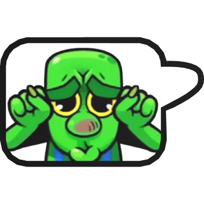 ⭐ANIMATED⭐ Crying Goblin Sticker Clash Royality