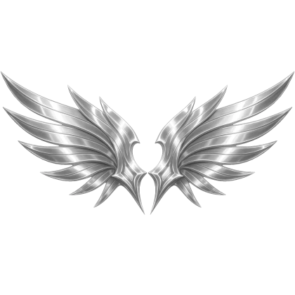 Silver Angel God Wings