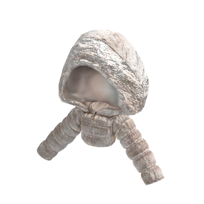 Vintage Designer Fur Mini Jacket | Cream White