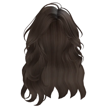 Loose Wavy Hairstyle Brown Messy