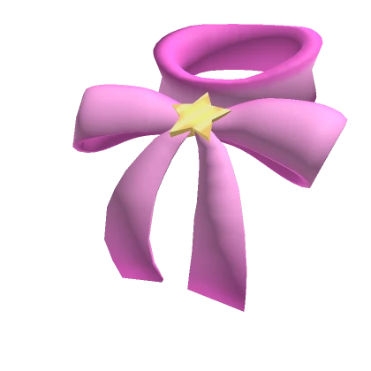 Star Neck Bow [Pink]