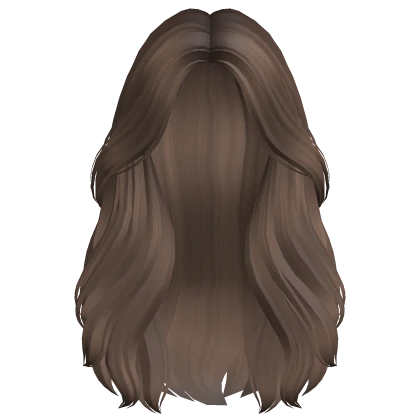 Long Lush Layered Wavy Girl Hair (Light Brown)