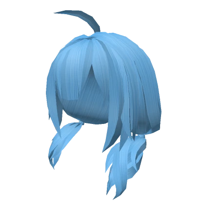 [3.0] Blue Undone Pigtails Hair