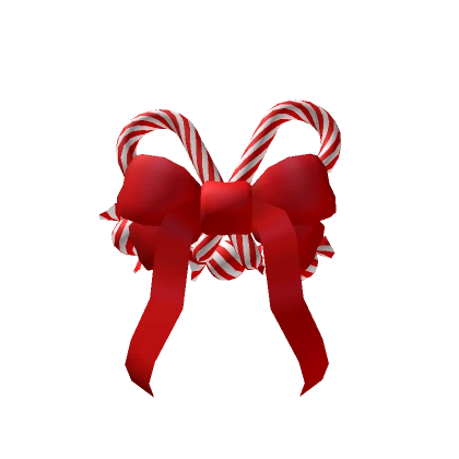 Christmas Candy Hair Bow