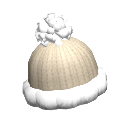 Knit Beige Beanie