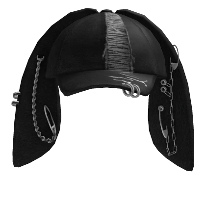 Grunge Ripped Y2K Trendy Punk Bunny Ears Hat