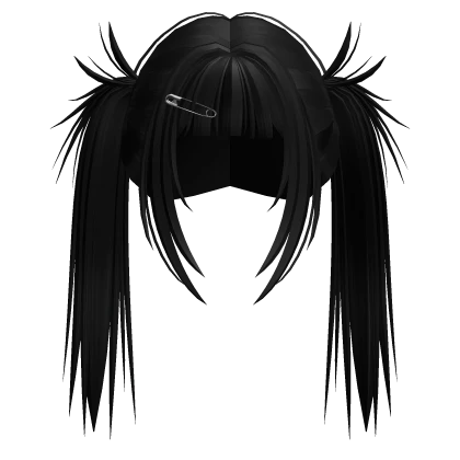 Punk Style Pigtails (Black)