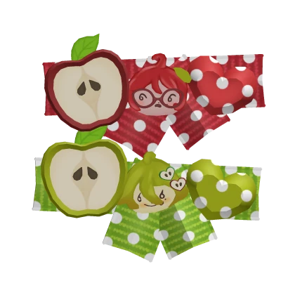 Harajuku Igari Mori kei Apple Cute Hairclips