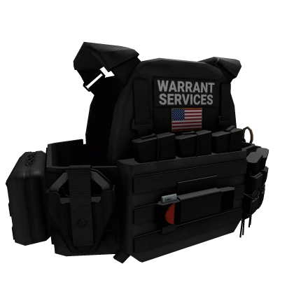 Speedwell Warrant Services Plate Carrier (Black)