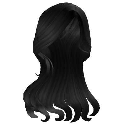 Draped Dynasty Hair in Black