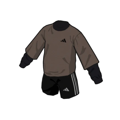 adidas Toon Top and Shorts Black