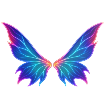 Neon Magical Wings